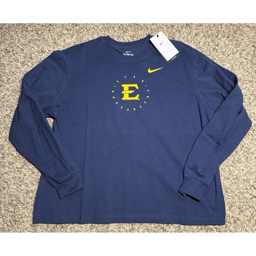 NEW Nike East Tennessee State Buccaneers Women's Boxy Cropped LS Shirt (Small)